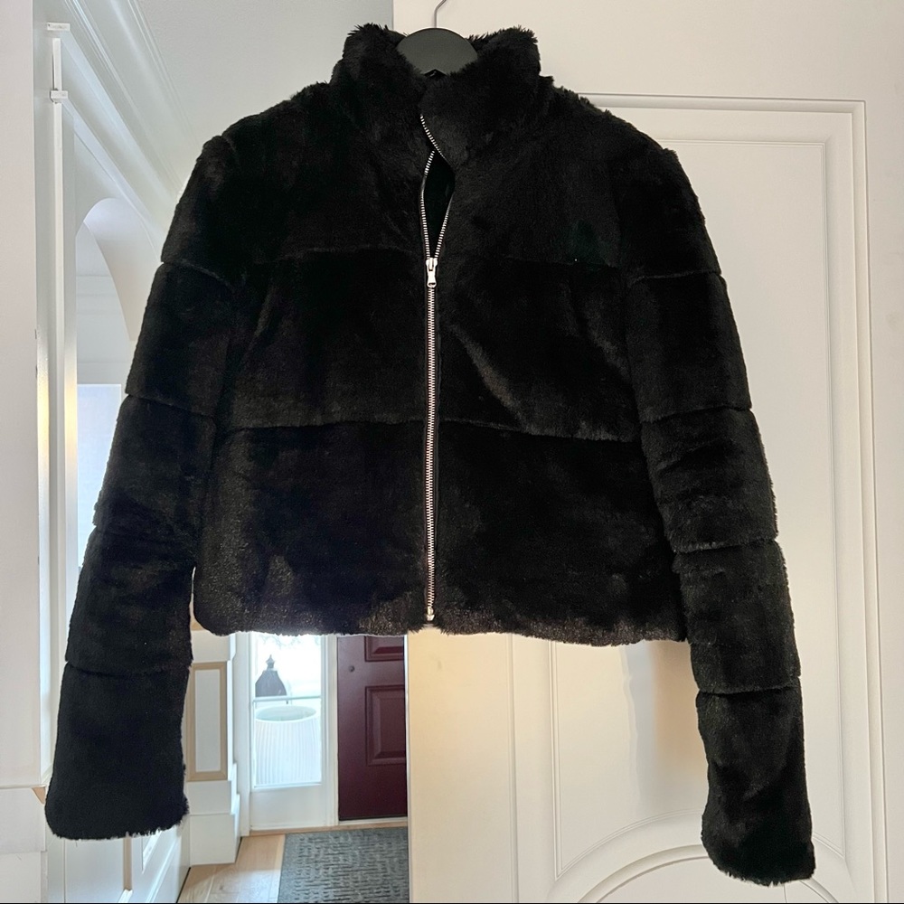 Tiger Mist Bridget Faux Fur Jacket - Size M